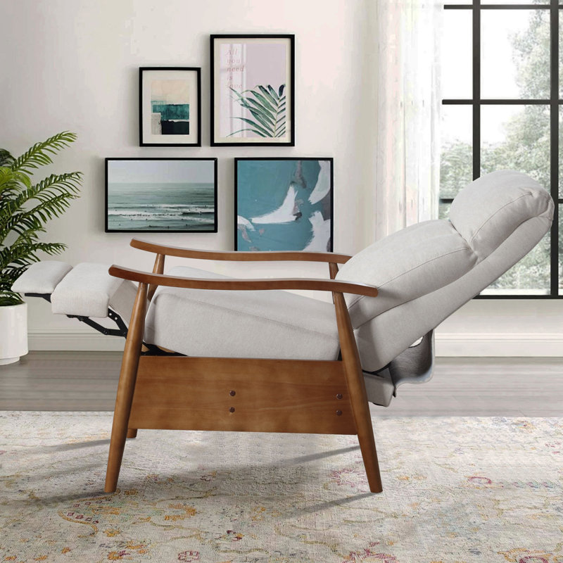 Fauteuil inclinable Stiltner, Lin gris pâle
