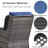 7 - Person Outdoor Seating Group with Fire Pit with Cushions-694078125