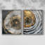 Série ABSTRACT CCLI - reproduction encadrée de qualité supérieure - prête à être accrochée - aucun clou requis - aucun clou requis-108037276-108037278