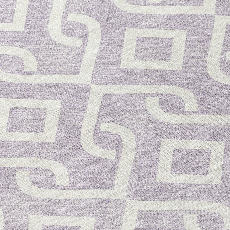 Kaylani Washable Geometric Indoor / Outdoor Rug, Runner 2'3" x 7'6"