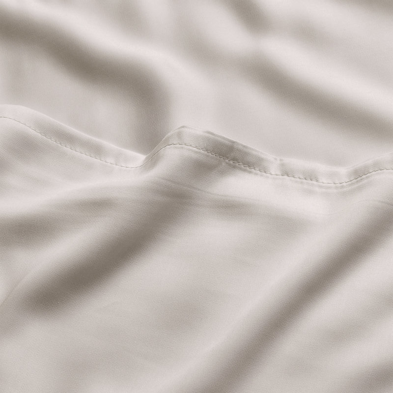 Rayon From Bamboo Flat Sheet, Twin Flat Sheet, Tan