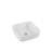 Modern Ceramic Wash Basin For Countertop - White, Easy To Clean Surface Square, Bathroom Fixture