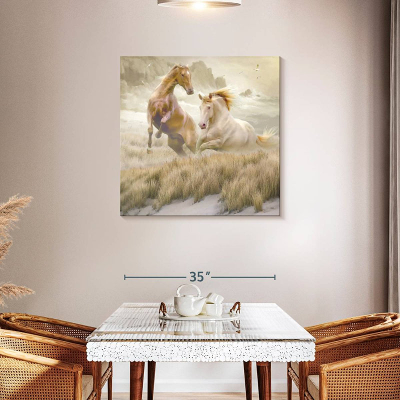 Crowle Equine Exuberance, 36" H x 36" W