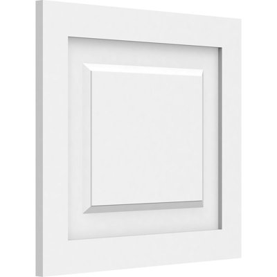 Panneau mural Harrison 3D en blanc