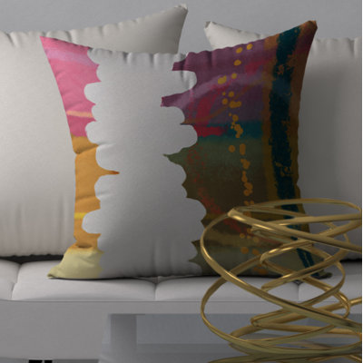 Abstract Throw Pillow