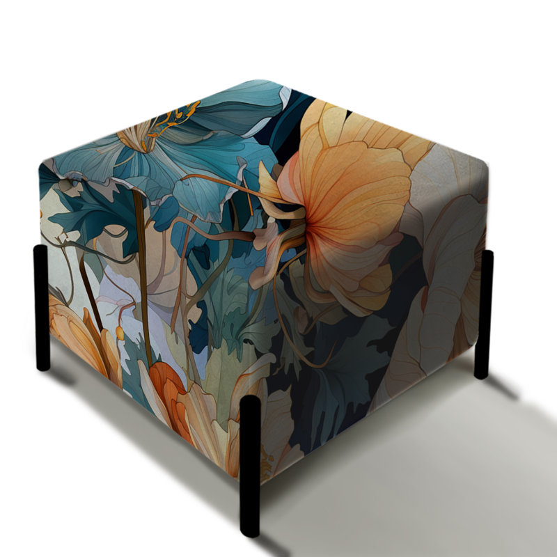 Motif de pivoines Art Nouveau