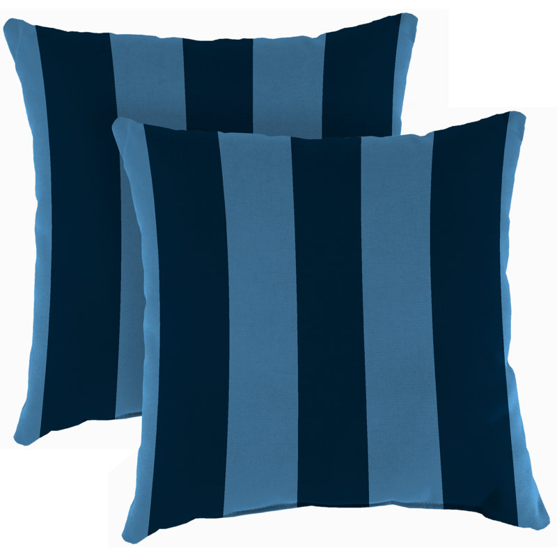 16" x 16" Westport Garden Multicolor Stripe Outdoor Throw Pillow (Set of 2), Preview Capri