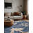 Machine Washable Gray Area Rug-1438183212