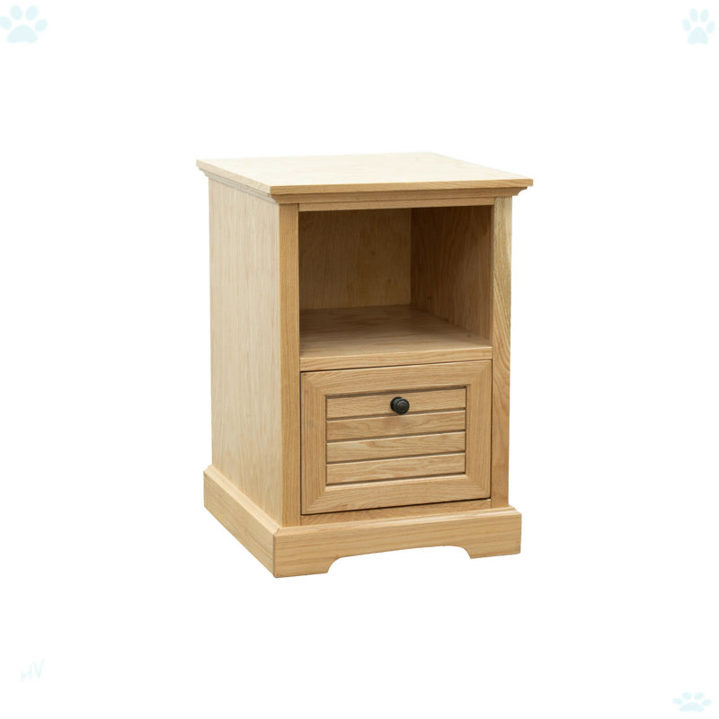 Classeur à un tiroir pour bureau, Naturel