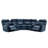 7-Piece, 2 Power recliners Leather Reclining Sectional, Power headrest  -110828784-113521497