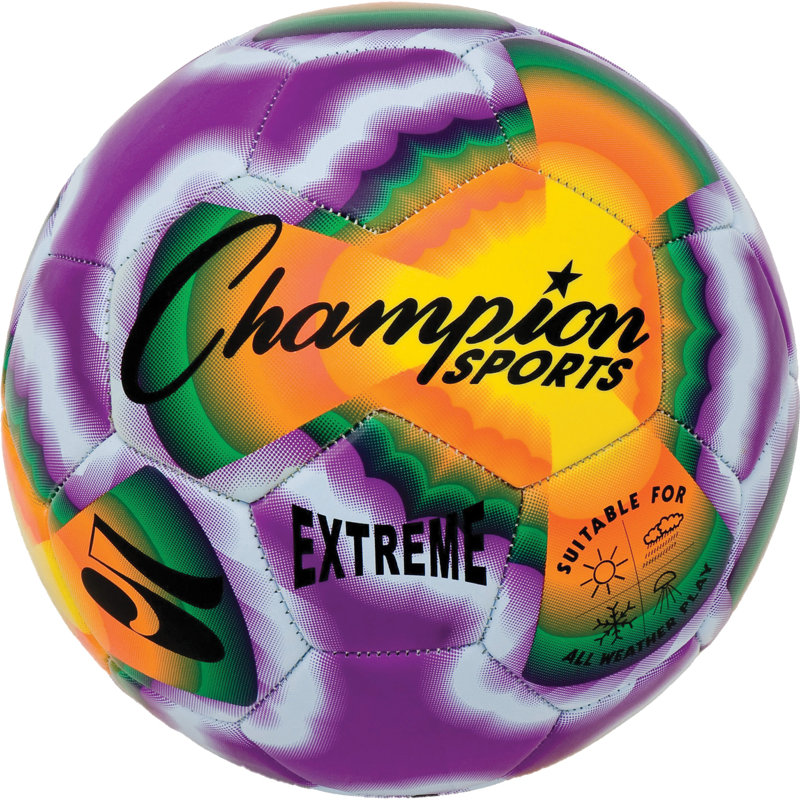 Champion Sports Extreme Tiedye Soccerball, taille 5