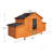 Automatic Chicken Coop with Solar Door, Weatherproof, Ventilated, 2 Nesting Boxes, Timer & Light Sensor