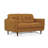 Bove 59" Faux Leather Square Arm Loveseat-534310094