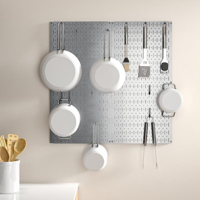 Metal Rectangle Wall Mounted Pot Rack