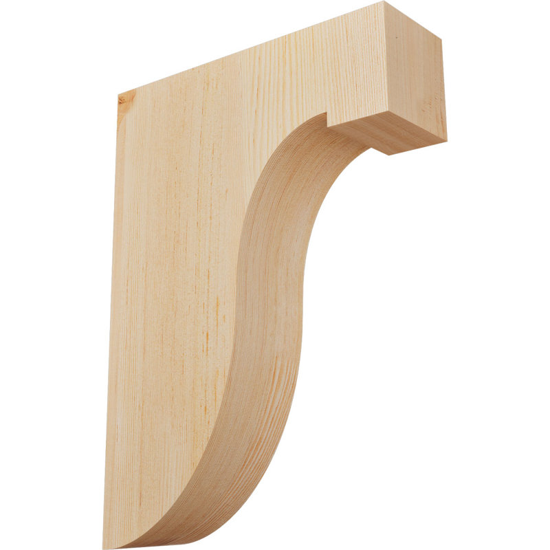 Del Monte Corbel, H 16 po x l 3,5 po x P 12 po, Sapin de Douglas, Lisse
