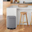 Poubelle en acier inoxydable avec couvercle, poubelle à pression, pour cuisine, bureau à domicile, chambre à coucher, salon-121147087