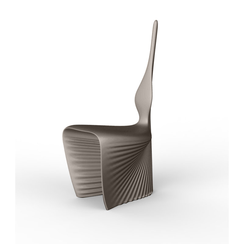Biophilia Patio Dining Side Chair, Taupe