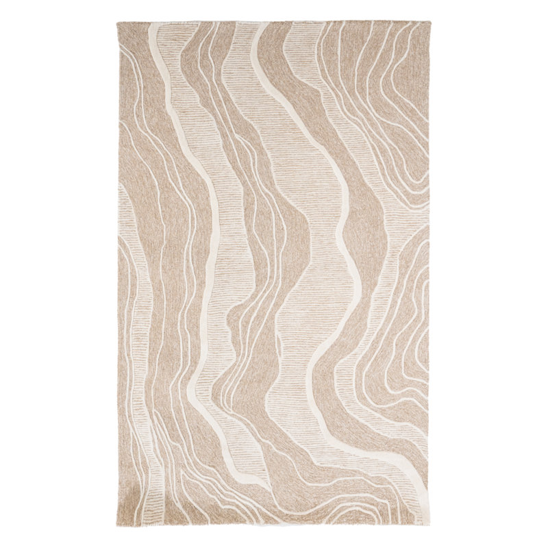 Soil Beige Area Rug 5' X 7'5", Rectangle 5' x 7'5"