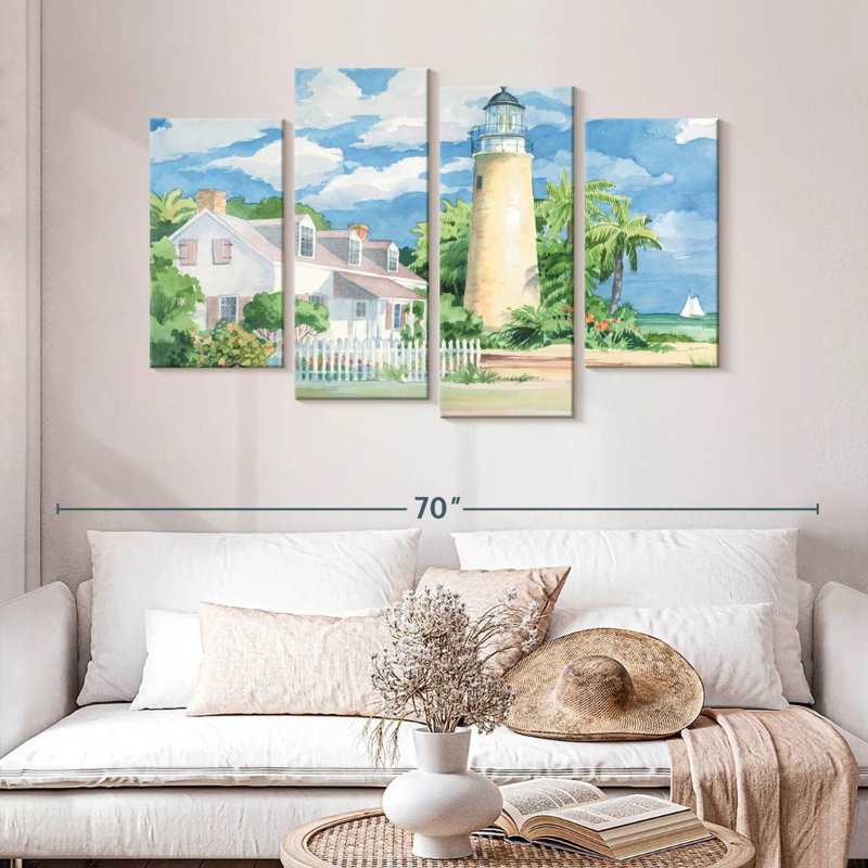 Aletra Historic Key West Lighthouse, 32" H x 52" W
