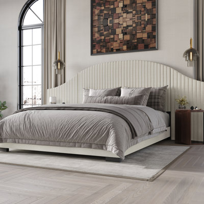Adalize Upholstered Unfinished Platform Bed