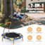 Trampoline pliable pour tout-petits 3 'avec guidon Gymax