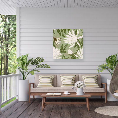 Incado Reaching Flowers Outdoor  Canvas