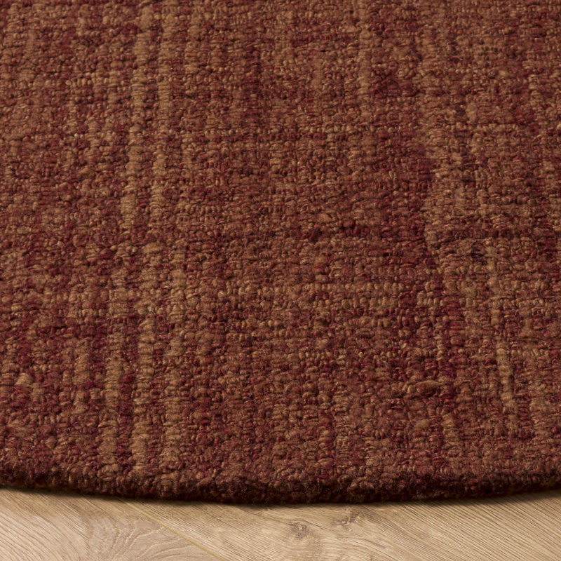Renewal 251 Hand Tufted Performance No Pattern Rug, Round 6'