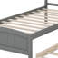 Lit plate-forme avec lit gigogne-658363905