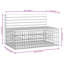 Aleardo Steel Outdoor Bench-1210264886