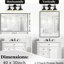 Miroir mural 40X30inch pour salle de bain-664989116-664989106-664989104