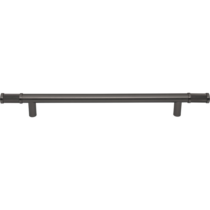 Burnham Appliance Pull, Ash Gray, 12" Center To Center