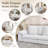 104" Extra Deep Seat Upholstered Square Sectional Sofa with Down-Blend Cushions & 4 Throw Pillows-809641113