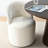 Rolling Chenille Upholstered Dining Chair With Hidden Casters (Set Of 6)-1567794853