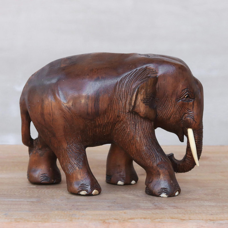 Figurine de voyage éléphant nature Walborn