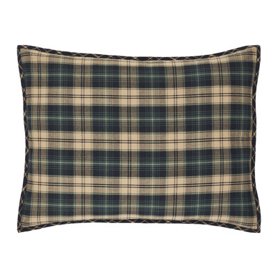 Pine Grove Cotton Blend Plaid Sham Set