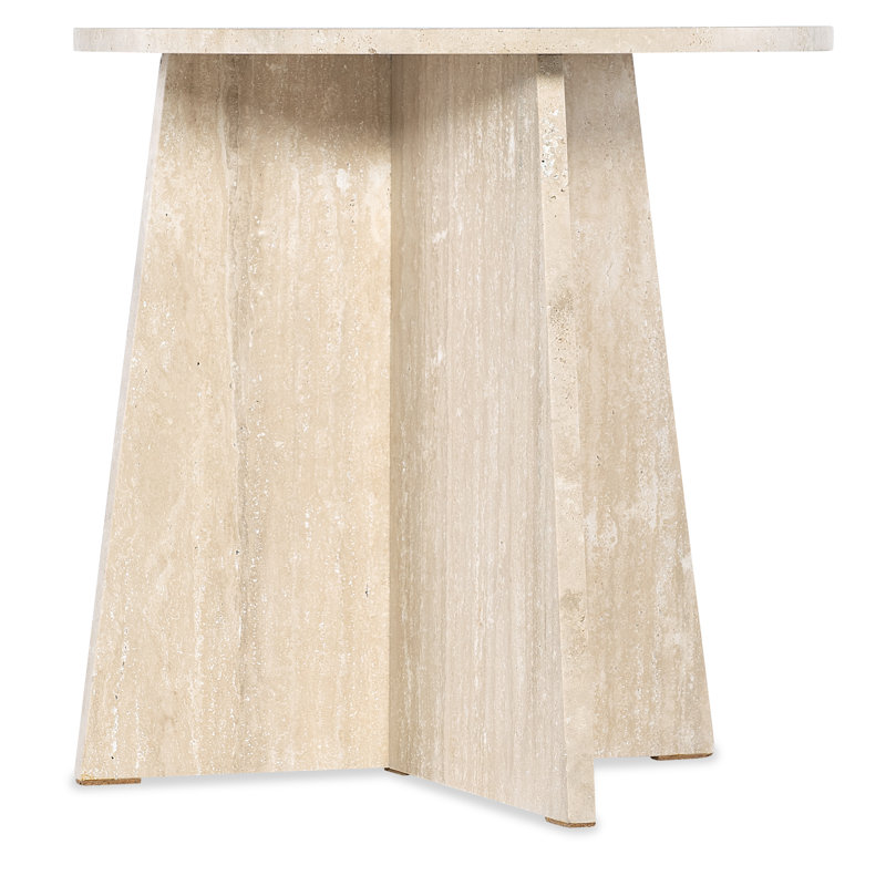 Melange Stone End Table, 24" H x 24" W x 24" D