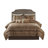 7 Piece Jacquard Comforter Set/Gold