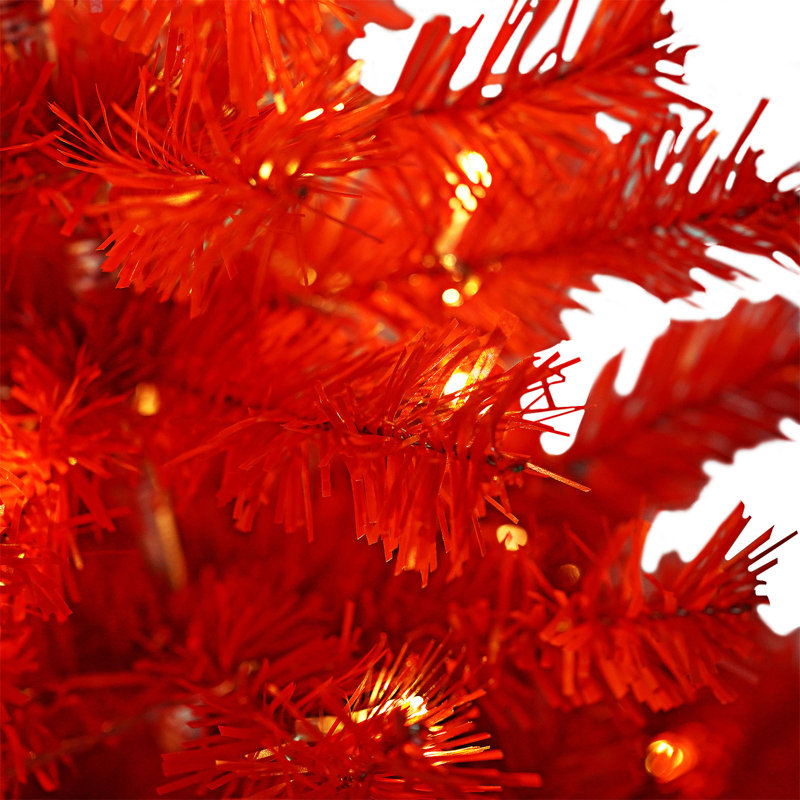 Ensemble de 2 sapins de Noël illuminés