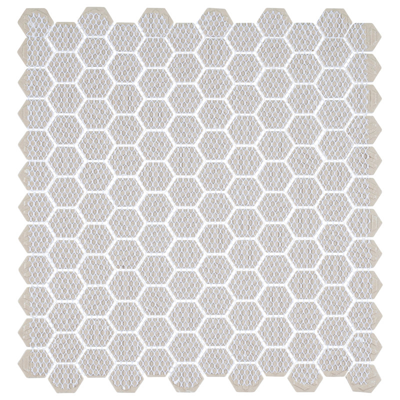 Stylish- Suave 3/4" Straight Edge Porcelain Honeycomb Hexagon Wall & Floor Tile, Espri