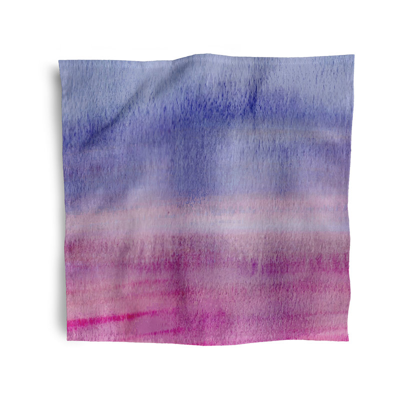 Azaia Polyester Abstract Square Napkin, Pink