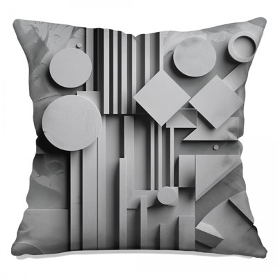 Coussins décoratifs à motif géométrique