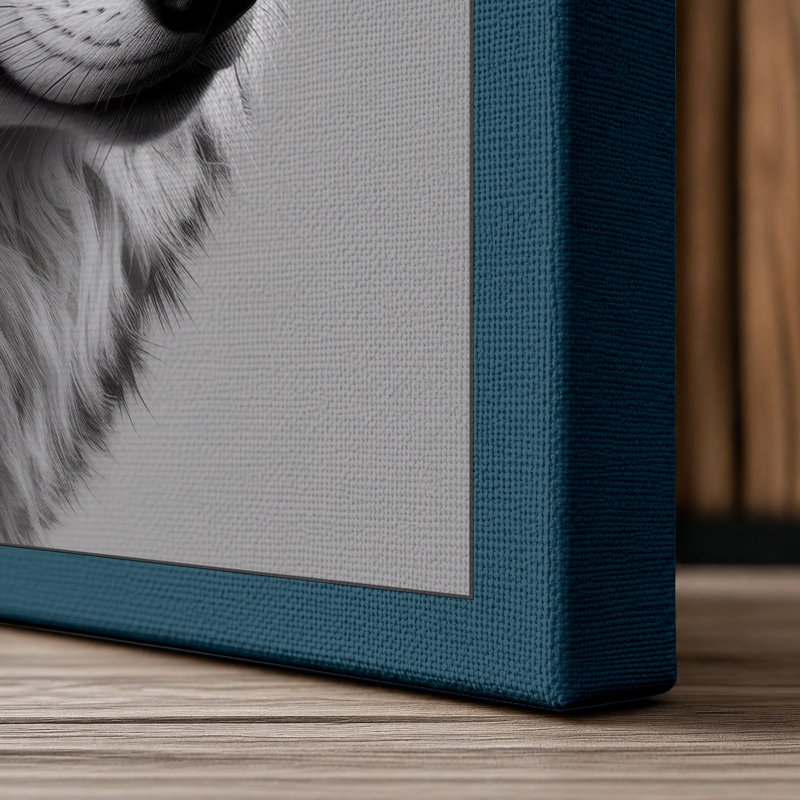 Print, 18x12 - 45.7 x 30.5 cm, Teal Border