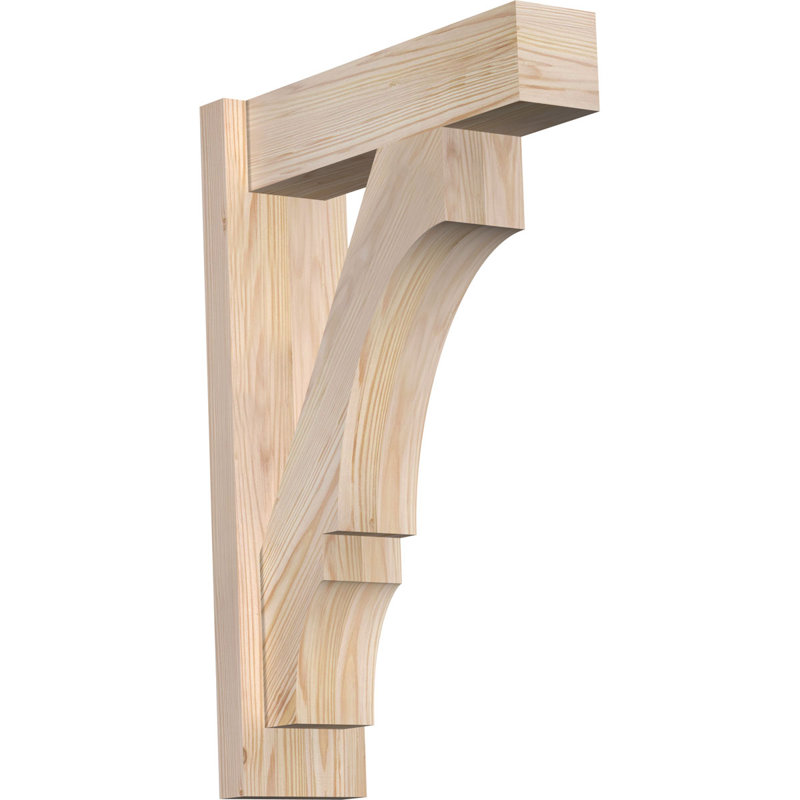 Bloc balboa rustique en bois rustique, P 18 po x H 26 po, Sapin Douglas de 6 po (sciage brut)