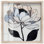 «Grey Scale Flower II Shadowbox», élégante décoration florale par Art Remedy