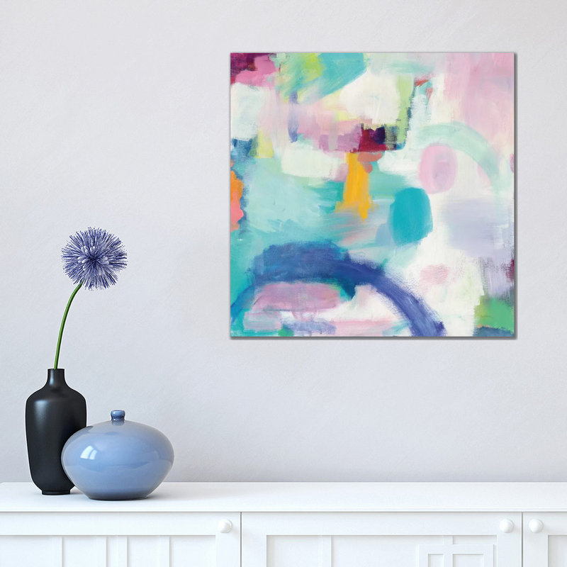 Trial And Airy Bright by Mary Urban - Wrapped Canvas Painting, 45.72 cm H x 45.72 cm W x 1.91 cm D