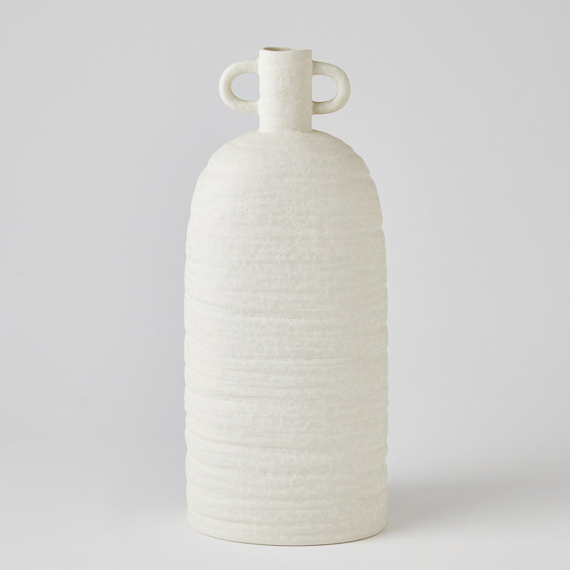 Sahara Handmade Ceramic Table Vase, 19.75" H x 8.5" W x 6.25" D