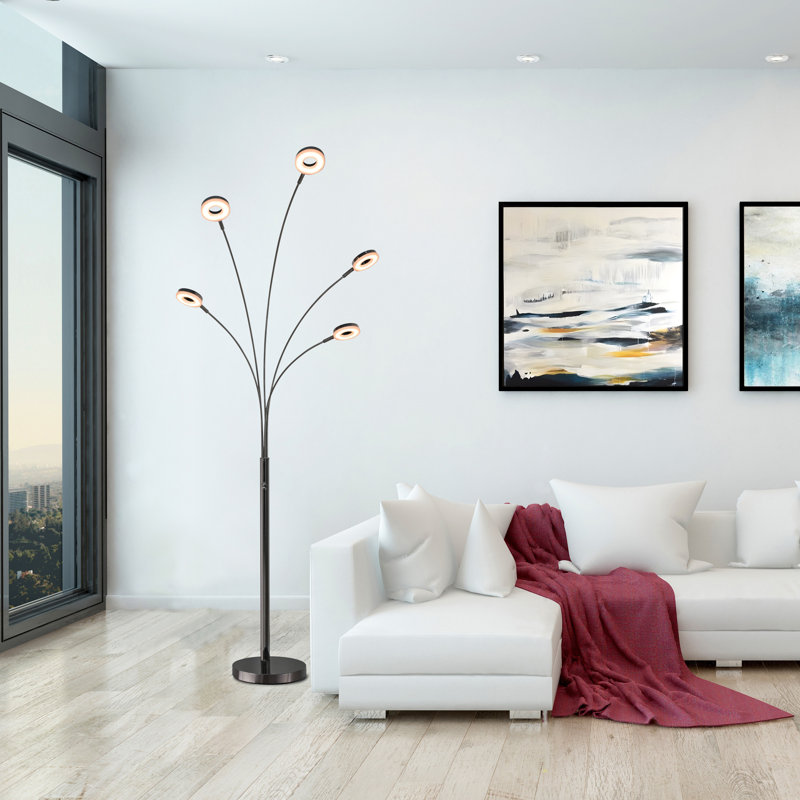 Deyona 73'' LED Floor Lamp with USB