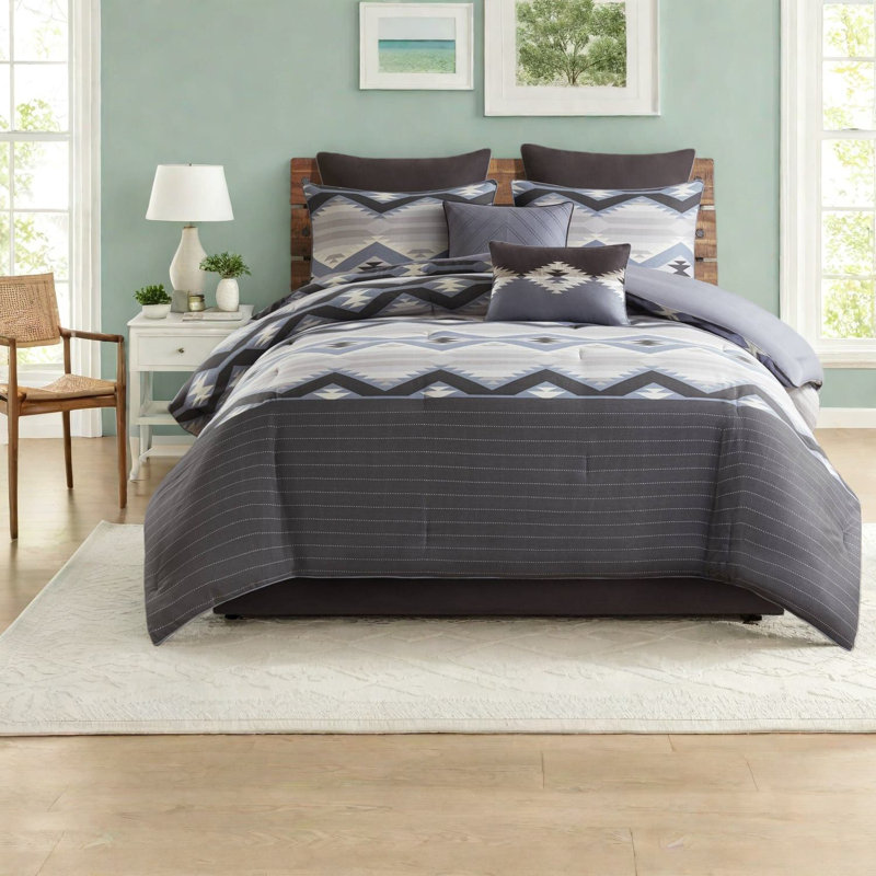 Piece Queen Bedding Sets, Polyester Rustic Modern Bedroom Home