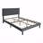Queen Upholstered Platform Bed Frame, Modern Button-Tufted-1992579544