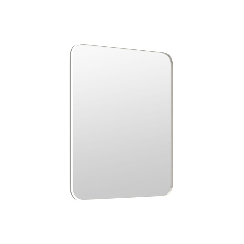 Miroir de salle de bain Mrasak, Blanc, 40 po x 30 po